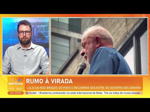 Lula falls into the arms of the people and connects with progressive youth, by Paulo Motoryn.