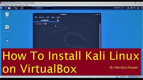 How To Install Kali Linux on VirtualBox