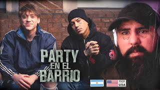Paulo Londra - Party en el Barrio (feat. Duki) || VARE REACCIÓN 🇺🇸