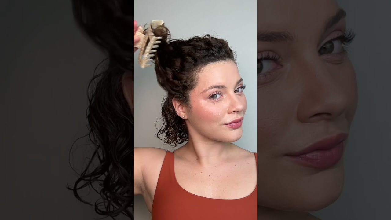 STYLING MY CURLY HAIR WITH ONLY ONE PRODUCT Episode 1 