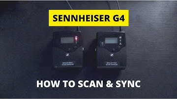 Sennheiser G4: Scan Frequencies and Sync TX in 3 Minutes