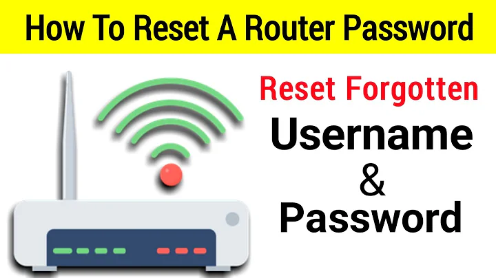 How to Reset a Router Password, Reset Router Username and Password