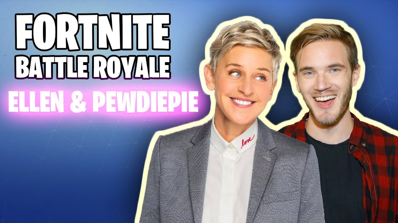 Ellen plays fortnite