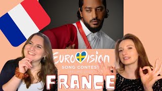 FRANCE Eurovision 2024 REACTION VIDEO - Mon Amour - Slimane