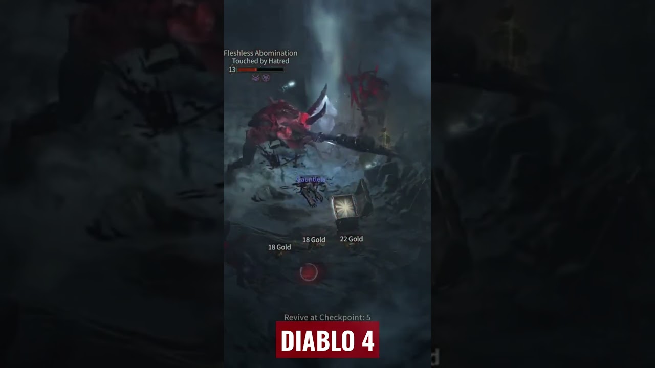Diablo 4 gameplay on xbox series x - death of barbarian 