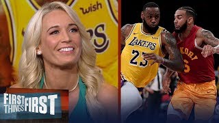 Sarah Kustok evaluates LeBron's Lakers after 104-96 win vs Pacers | NBA | FIRST THINGS FIRST