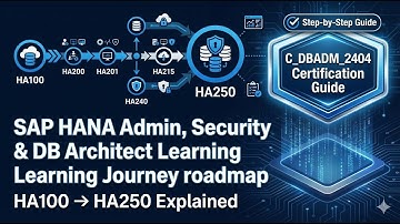SAP HANA Administration,Security & DB Architect | Learning Roadmap & Certification Guide | C_DBADM