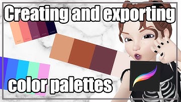 Creating and Exporting Palettes in Procreate