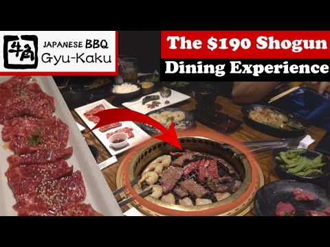 The $190 SHOGUN Dining Experience @ Gyu-Kaku Japanese BBQ | Houston, TX