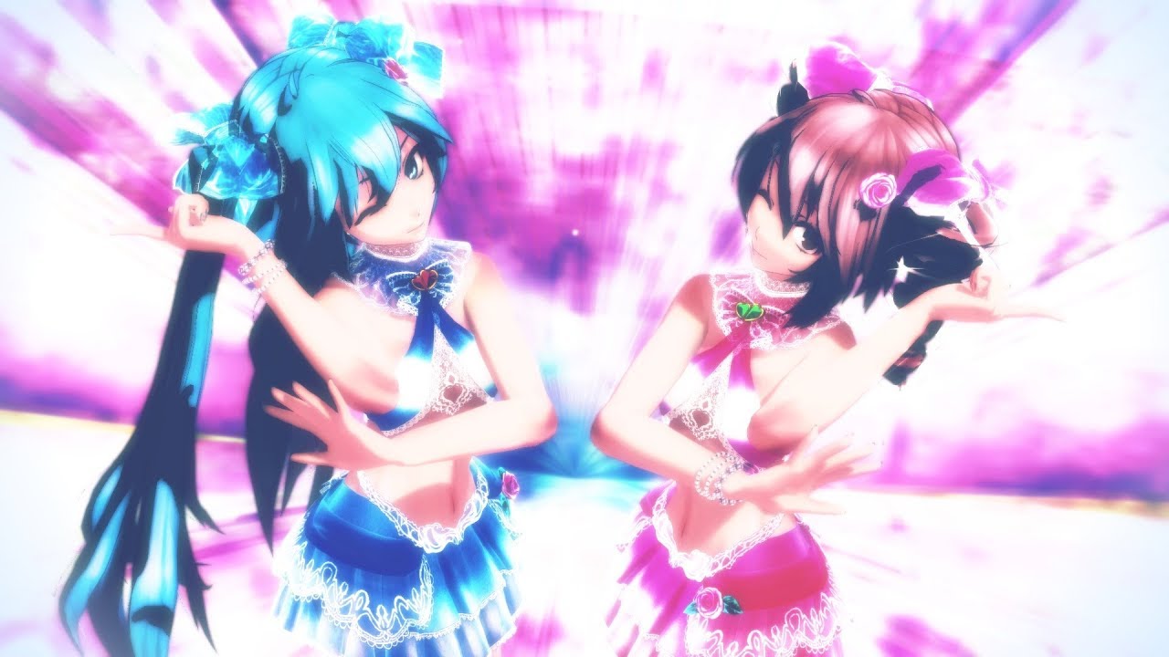 【MMD】Sunny Days! Tda式 テト & ミク ( Tda Teto Miku )