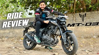 2024 Yamaha MT-03 : Detailed Ride Review
