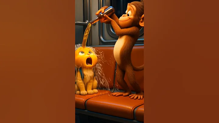 Video 11003731: kitten training, kitten water, kitten riding, big cat, funny cat