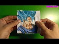 hướng dẫn làm tranh goku biến đổi 4 trạng thái-TUTORIAL Goku Transformations