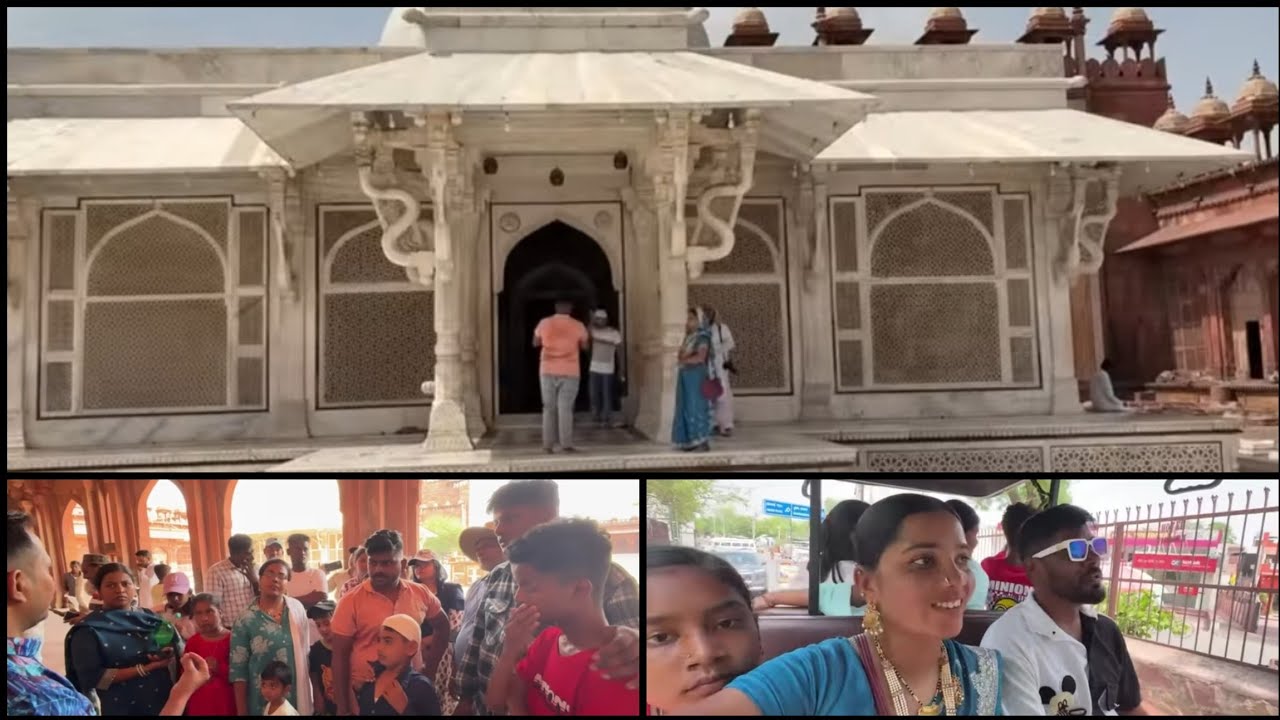 ನಾವು ಆಗ್ರಾದ ತಾಜ್ ಮಹಲ್ ನೋಡೋಕೆ ನಾವು ಬಂದ್ರೆ ಇದೇನು ನಾವು ನೋಡಿದೆವು 🕌🚍🎉 #tamannanadaf #public