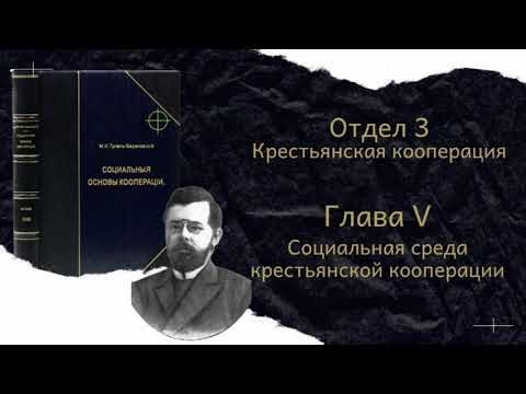 М.И. Туган-Барановский "Социальные Основы Кооперации" Отдел 3, Главы 5 и 6 М.И. Туган-Барановский "Социальные Основы Кооперации" Отдел 3, Главы 5 и 6