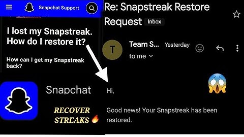 How to Recover Snapchat Streak Without Paying | Lost Snapchat Streak Restore 2024