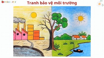 Vẽ tranh cổ động | Vẽ tranh bảo vệ môi trường | Vẽ tranh ô nhiễm môi trường |ô nhiễm nước #smileart