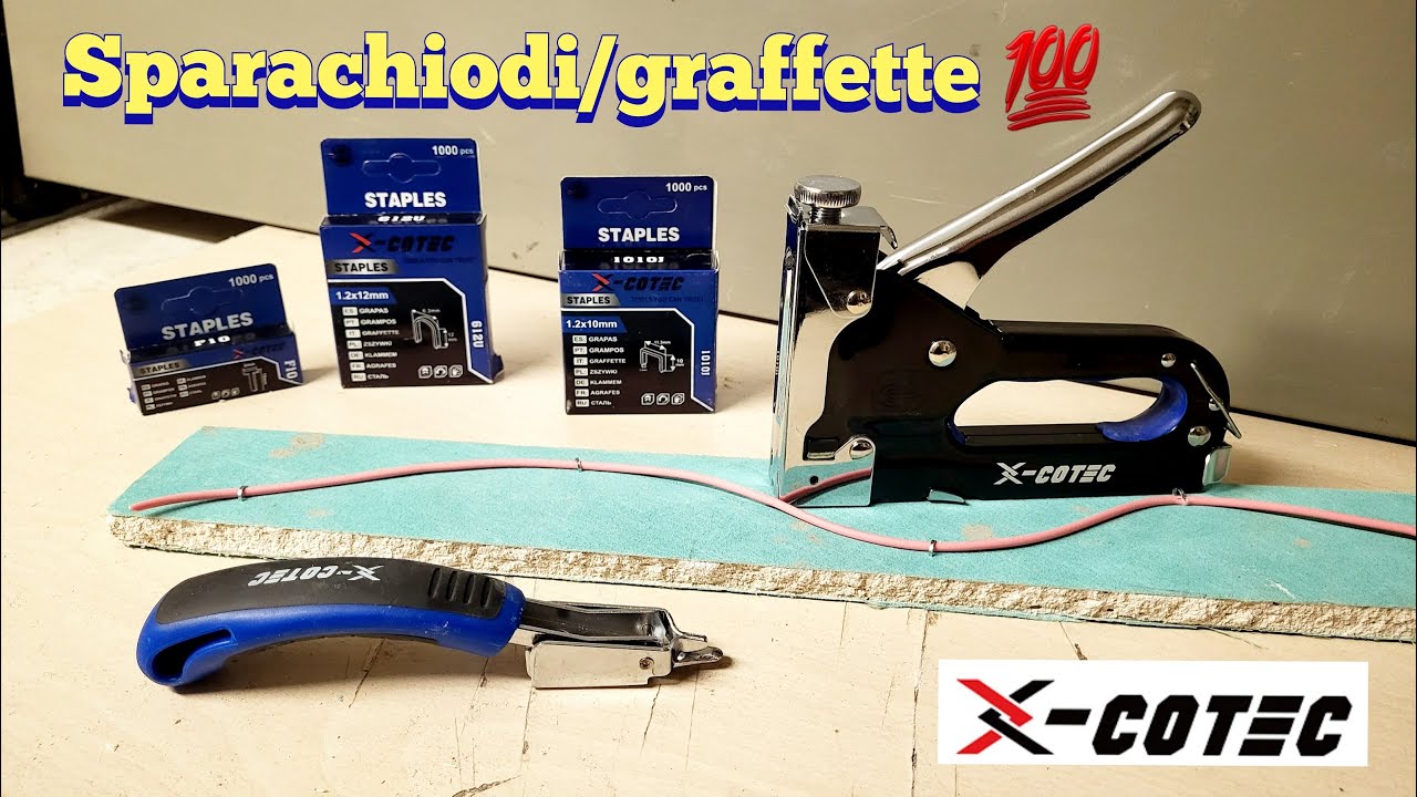 Pistola Sparachiodi Manuale Con 120 Chiodi - Nail Gun Portatile Per Legno E Acciaio - Regolabile E Silenziata - Colore Giallo - Foto 8