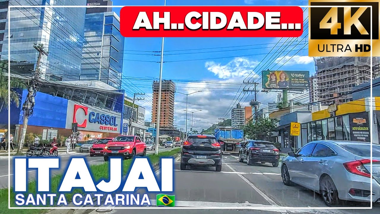 Uma volta pela linda cidade Itajaí SC.. Vem conhecer mais a cidade..