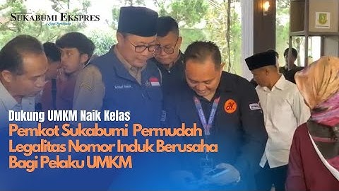 Dukung UMKM Naik Kelas, Pemkot Permudah Pembuatan Legalitas NIB Bagi Pelaku UMKM