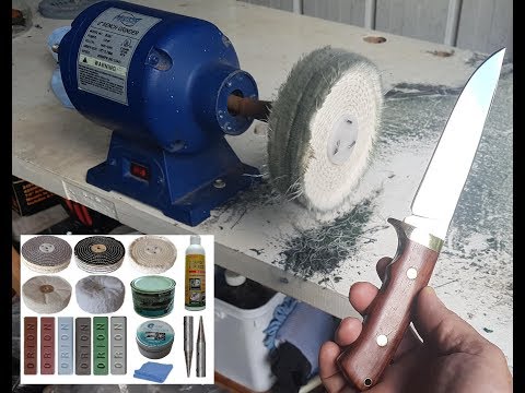 Polishing Aluminium and Steels with a Bench Grinder Metal Polishing Kit. 