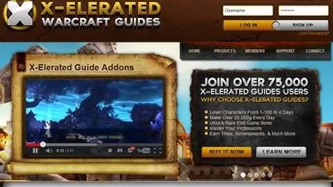 World of Warcraft  X Elerated WoW Leveling Guide Rated #1 WoW Addon   LEVEL 1 100 IN JUST 4 DAYS!