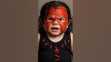 My Baby is Literally KANE! WWE 😈 #shorts #shortsfeed #wwe