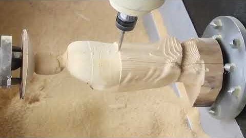 CNC Router Machine with Rotary Axis for 3D CNC Carving