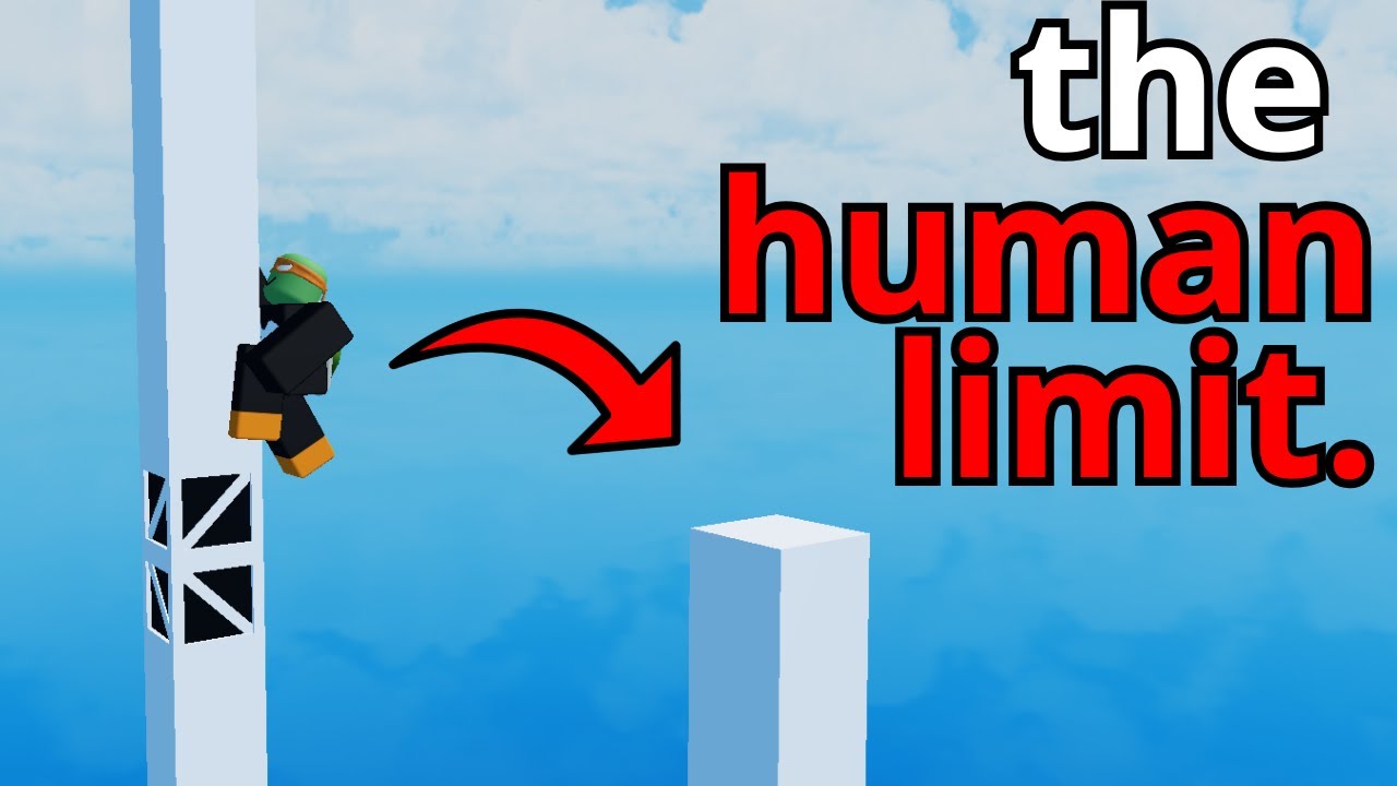 Как кто-то преодолел самый сложный прыжок в Roblox