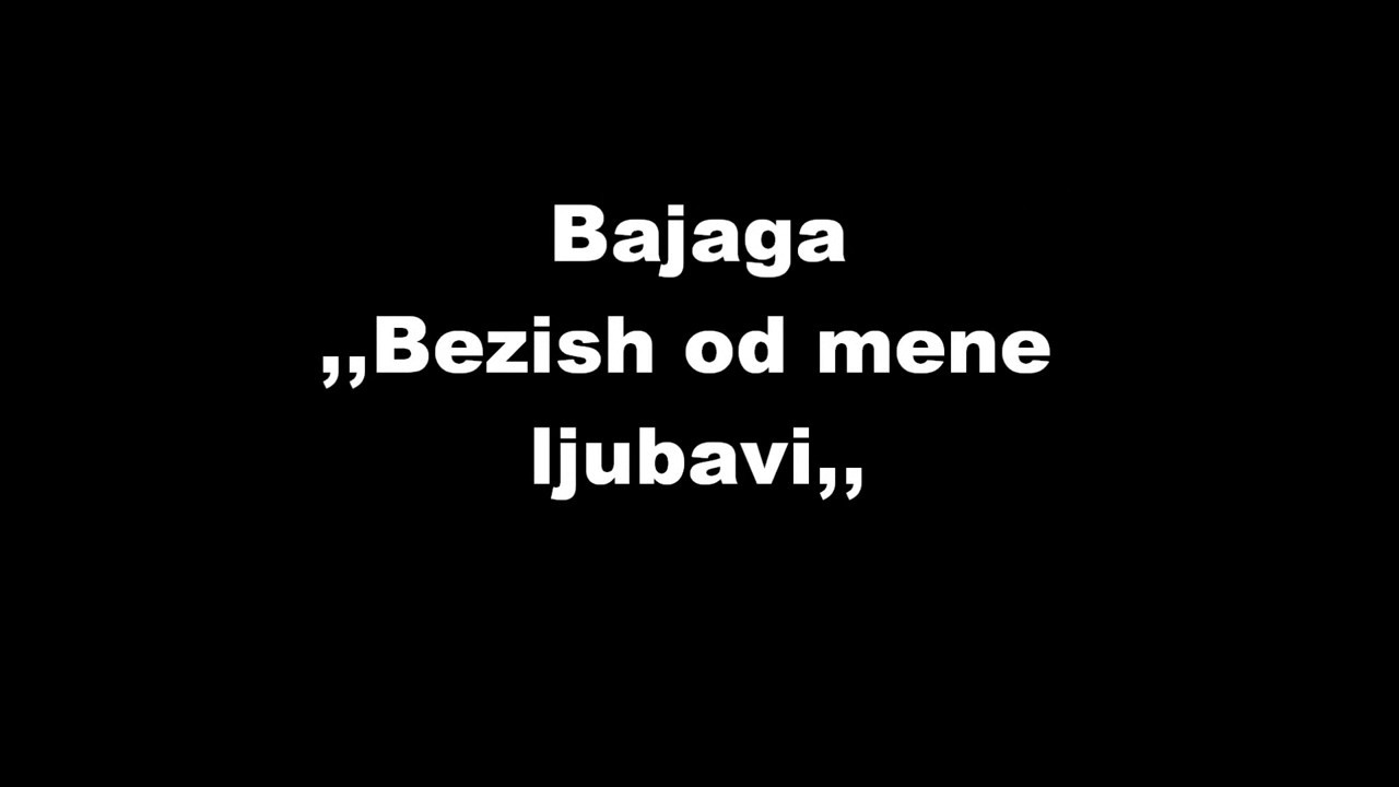bezis od mene ljubavi