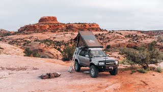 Camping in Utah with a view  living out of our 4runner