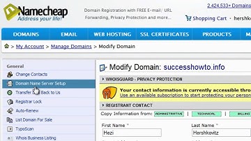 Wordpress Site - DNS change