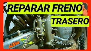Como Reparar Bomba De Freno Trasera Moto - Muy Facil Ktm 250