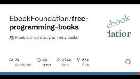 GitHub - EbookFoundation/free-programming-books: :books: Freely available programming books