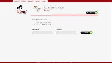 4. Fedena Screencast: Create academic year