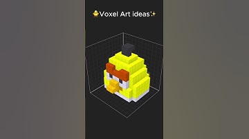 🐥Voxel Art ideas✨ #cute  #voxelartideas #voxelart #magicavoxel #diy #angrybirds
