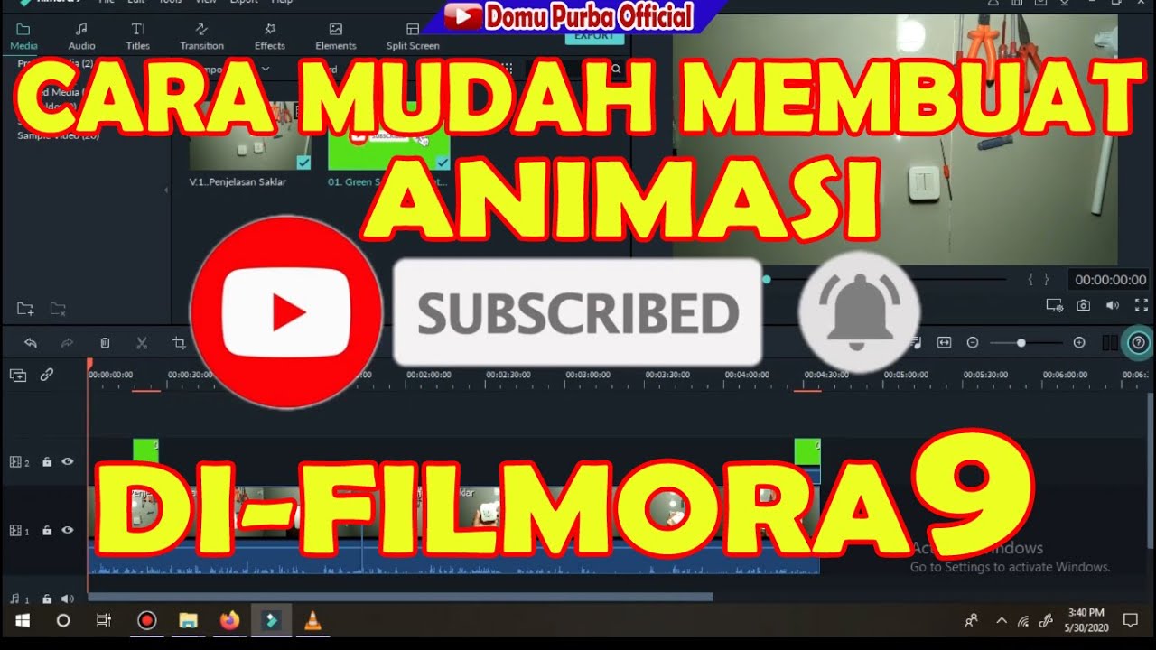 Cara Mudah  Membuat  Animasi  Subscribe Menggunakan Aplikasi  