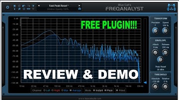 Free Spectrum / Frequency Analyzer Plugin for all DAWS! Blue Cat Audio Freqanalyst