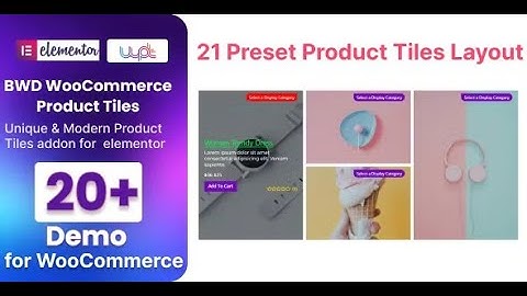 WooCommerce Product Tiles Addon For Elementor By BestWpDeveloper
