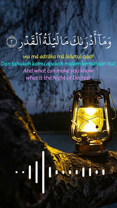 🔴Surat Al Qadr Lengkap dengan Terjemahannya Bacaan Al Quran Merdu Muzammil Hasballah