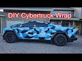 Diy vinyl wrap for my tesla cybertruck