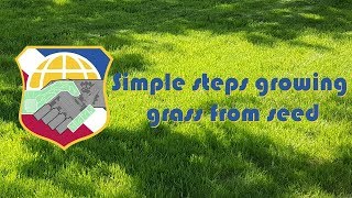 DIY Tinker - Simple steps to grow grass from seed - Seeding fescue by DIY Tinker 561 views 5 years ago 8 minutes, 25 seconds