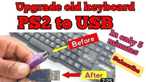 How to upgrade old PS2 keyboard to USB@mohsinrazaofficial5083