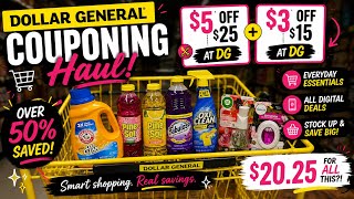 $20.25 for ALL This! | Dollar General $5/$25 + $3/$15 Digital Deals