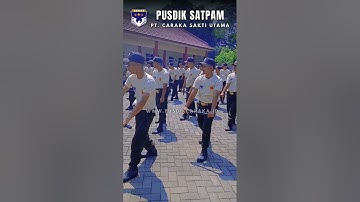 Drill Tongkat Polri Diklat Satpam Gada Pratama Ak.87 Pusdik Caraka #satpam #security