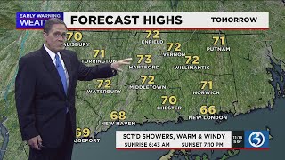 FORECAST: One more unseasonably warm day, then temperatures trend downward