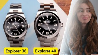 Rolex Explorer 40 OR 36?! What Reviewers DON