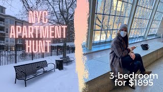 My New York City Apartment Hunt - Only $700 a month if sharing this $1895 three-bedroom apartment