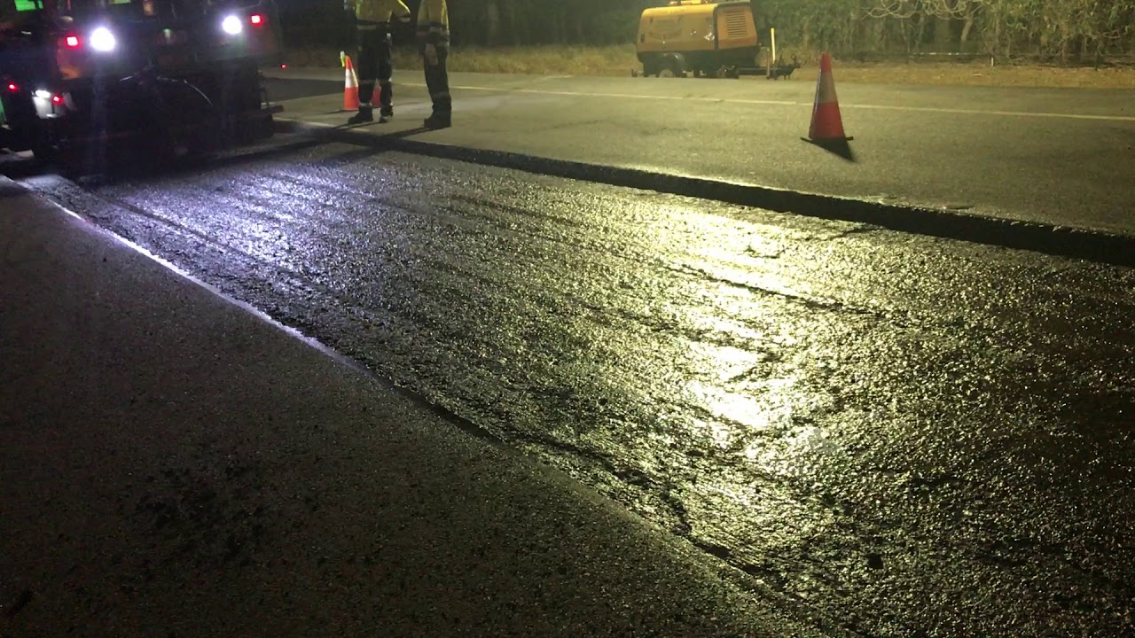 Tack Coat Before Asphalt Overlay YouTube