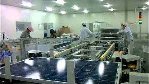 Framing machine for solar modules